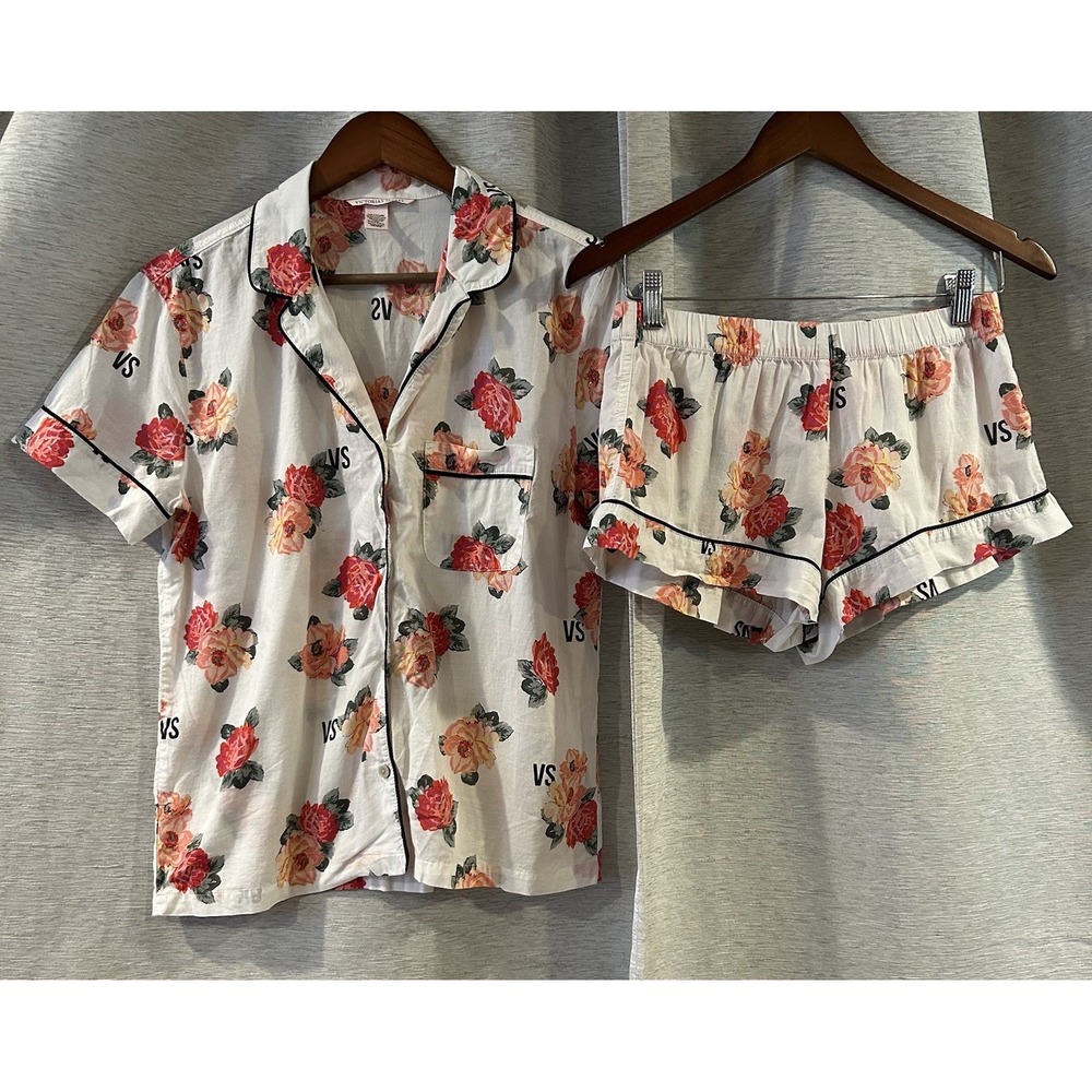Victoria's Secret Floral‎ Shorts Pajama Set XS